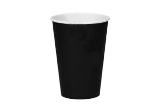 Zwarte Kartonnen Bekers 180ml kopen
