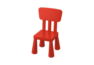 Kinderstoel Rood huren